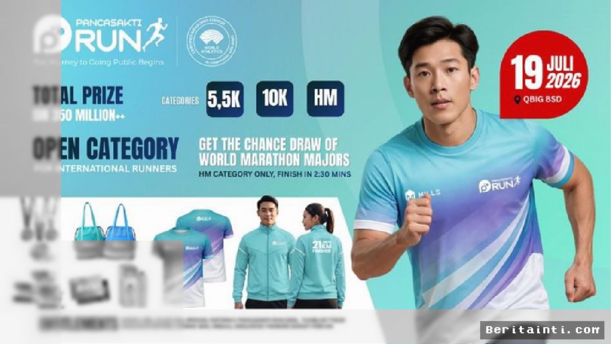 Pancasakti Run 2026 Resmi Dibuka, Biaya Pendaftaran Mulai Rp150 Ribu