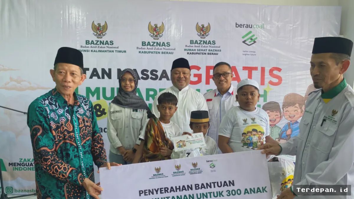 350 Anak Ikuti Khitan Massal Gratis Baznas Berau di Tahun Baru Islam