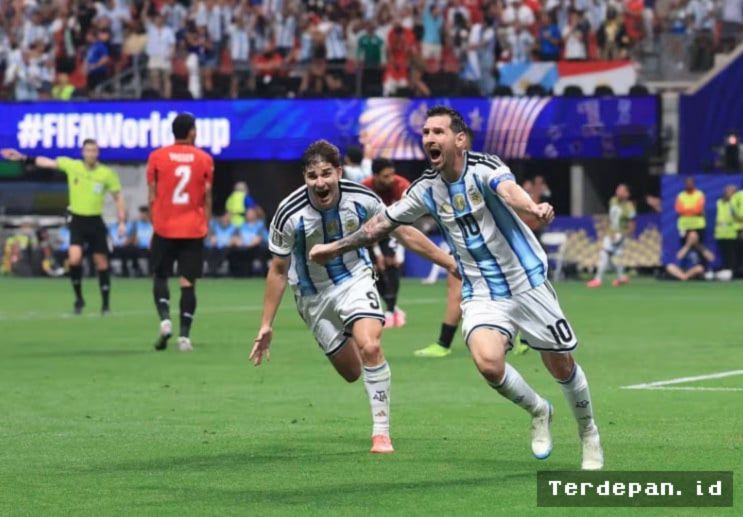 Comeback Dramatis, Argentina Lolos ke Perempat Final usai Singkirkan Mesir