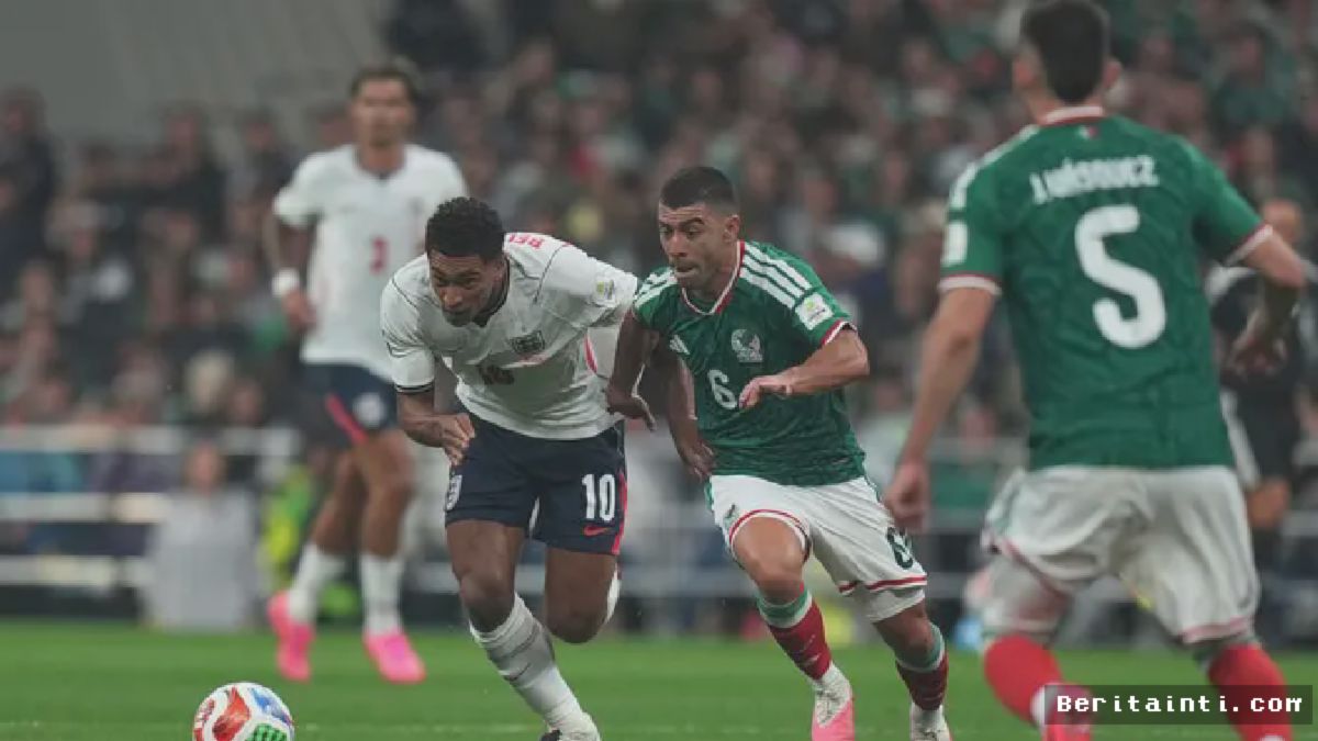 Mexico City — Inggris Menang Dramatis 3-2 atas Meksiko di 16 Besar