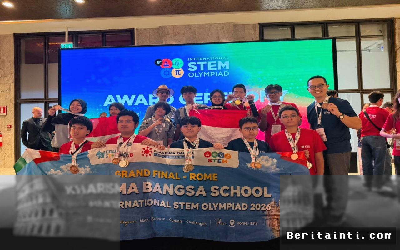 ITALIA — Kharisma Bangsa Raih 29 Penghargaan STEM Olympiad 2026