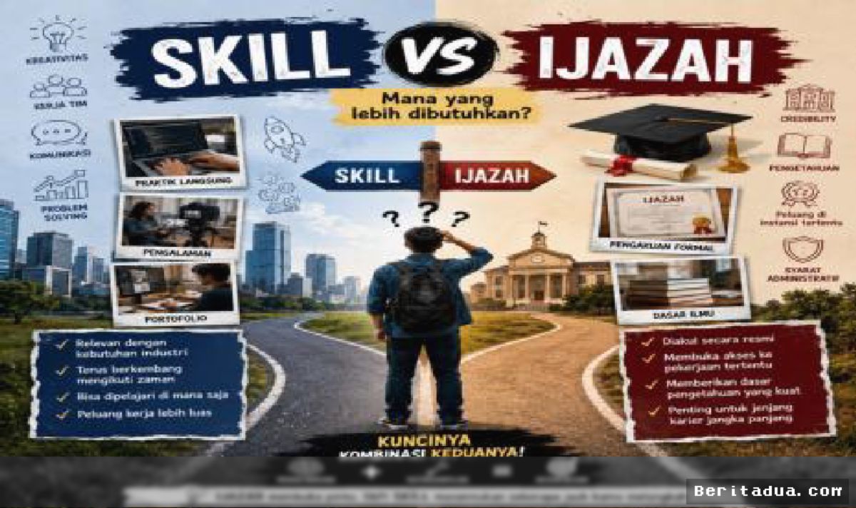 Skill dan Ijazah Saling Melengkapi di Dunia Kerja Modern