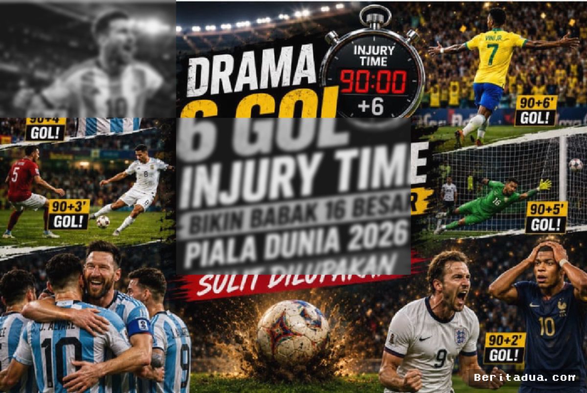 AMERIKA UTARA — Enam Gol Tambahan Hiasi Babak 16 Besar Piala Dunia 2026