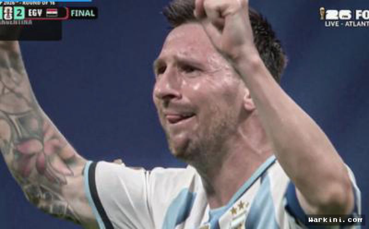 Lionel Messi Menangis Usai Argentina Dramatis Kalahkan Mesir 3-2