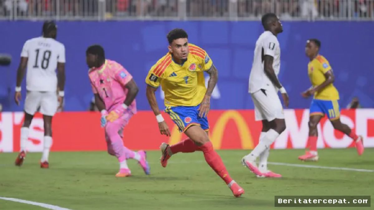 KANSAS CITY — Gol Dramatis Luis Diaz Dianulir VAR, Kolombia dan Ghana