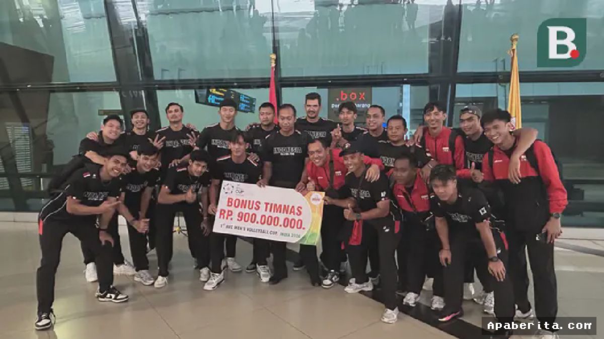 Tangerang — Timnas Voli Putra Indonesia Diguyur Bonus Rp900 Juta