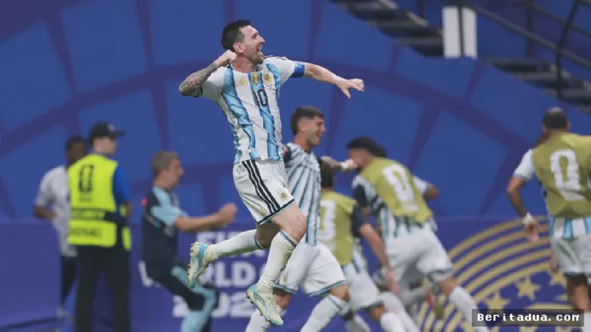 Messi Selebrasi Gol Penentu, Argentina Lolos ke Perempatfinal Piala Dunia 2026