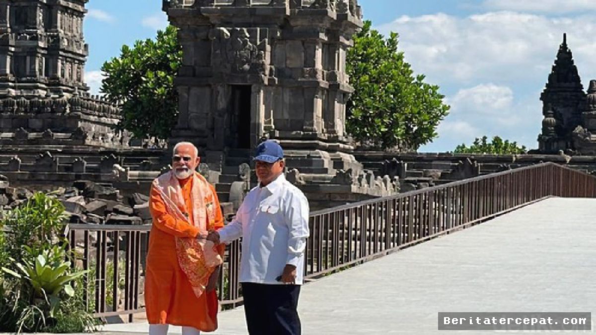 [Sleman] Prabowo dan Modi Disambut Tari Rama Sinta di Prambanan