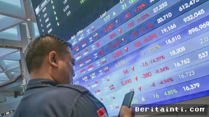 Jakarta — Sesi Pertama Perdagangan, IHSG Ditutup Melemah ke 6.734
