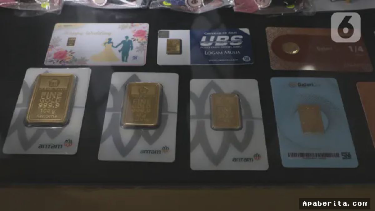 Pegadaian Umumkan Kenaikan Harga Emas, Antam Naik Rp4.000 per Gram