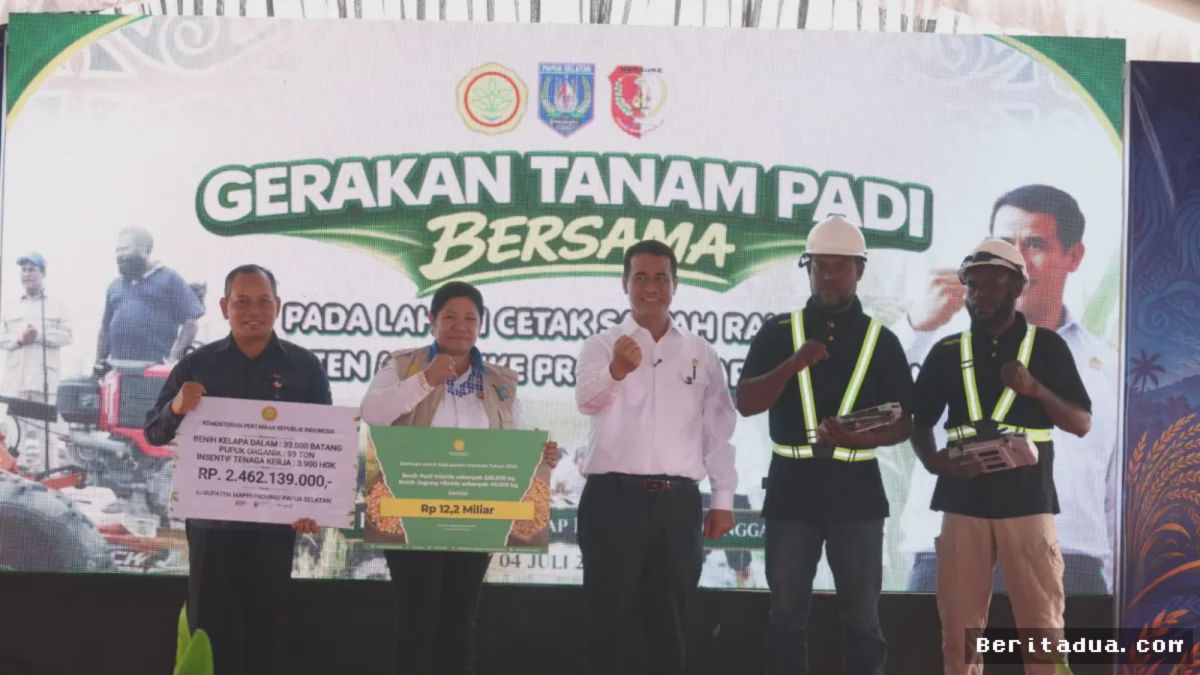 Mentan Amran Kucurkan Bantuan Rp 1,33 Triliun untuk Papua Selatan
