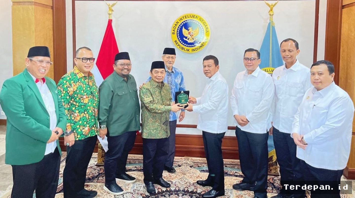 JAKARTA — Ketum PB Mathla’ul Anwar Silaturahmi dengan Kepala BIN, Tegaskan Komitmen NKRI