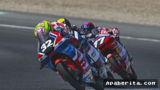M. Kiandra Ramadhipa Unjuk Gigi di Sirkuit Jerez, Torehkan Performa Solid di Moto3 Junior World Championship