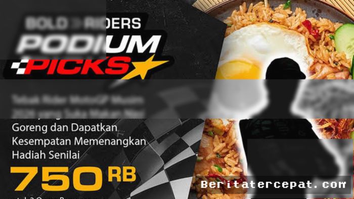 JAKARTA — Tebak Rider MotoGP Penggemar Nasi Goreng, Saldo Rp 250 Ribu Menanti