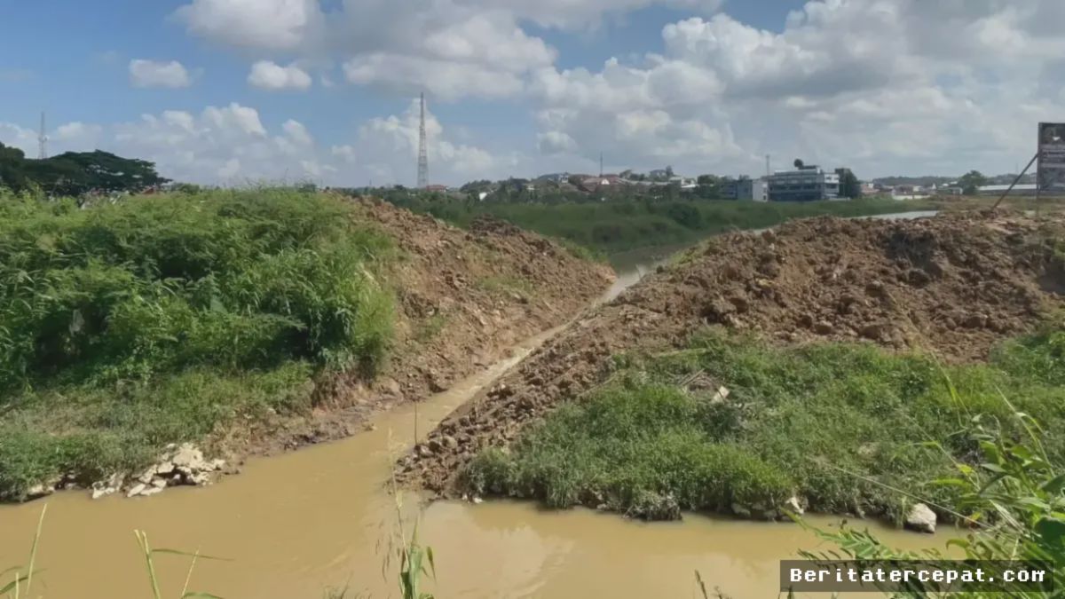 BALIKPAPAN — Proyek Pengendali Banjir Hulu DAS Ampal Terhambat Sengketa Lahan, Progres Baru 12 Persen