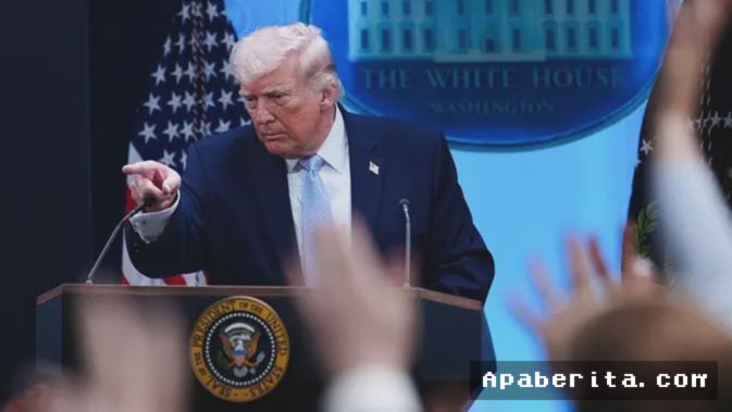 Presiden Trump Gelar Konferensi Pers di Gedung Putih, Umumkan Capaian Ekonomi dan Keamanan Perbatasan