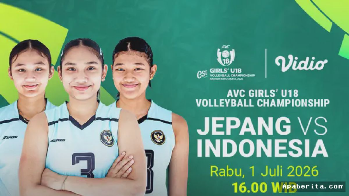 Indonesia Dilibas Jepang Tiga Set di Laga Perdana AVC U18