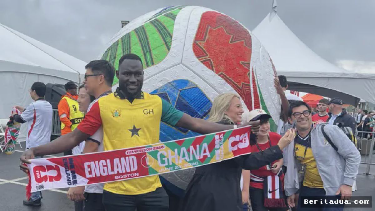 Gillette Stadium Dipadati Suporter, Piala Dunia 2026 Jadi Panggung Ekspresi Inggris-Ghana