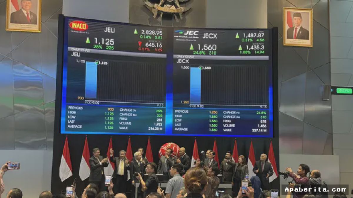 Jakarta — PT Niramas Utama Resmi IPO, Kode Saham JELI Melantai di BEI