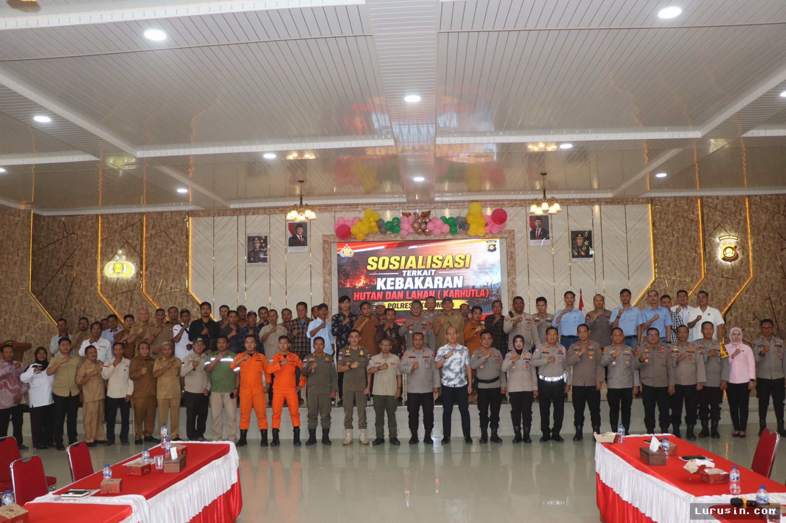 Polres OKU Timur Perkuat Sinergi Lintas Sektor Cegah Karhutla
