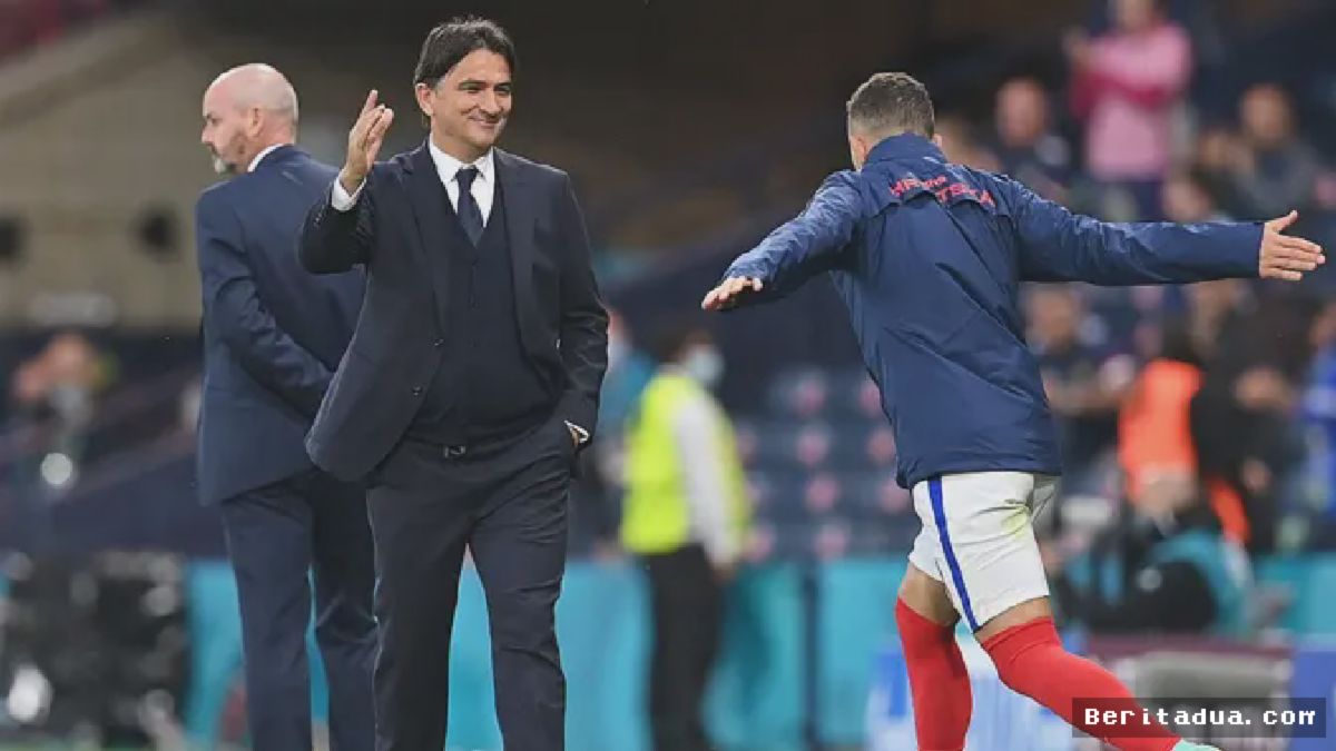 GLASGOW — Dalic Puji Mentalitas Kroasia Usai Kalahkan Skotlandia 3-1 di Euro 2020