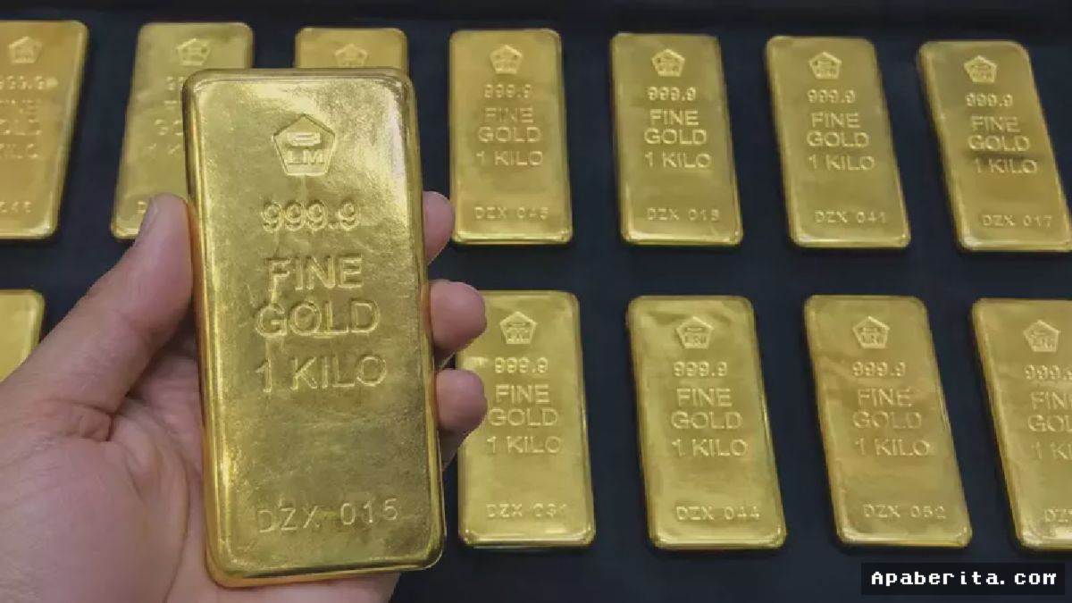 NEW YORK — Harga Emas Dunia Turun Beruntun Dipicu Eskalasi Konflik AS-Iran