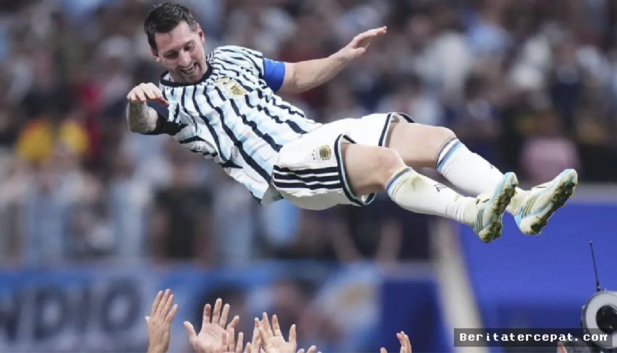 Argentina Lolos Dramatis, Messi Cetak Rekor Baru di Atlanta