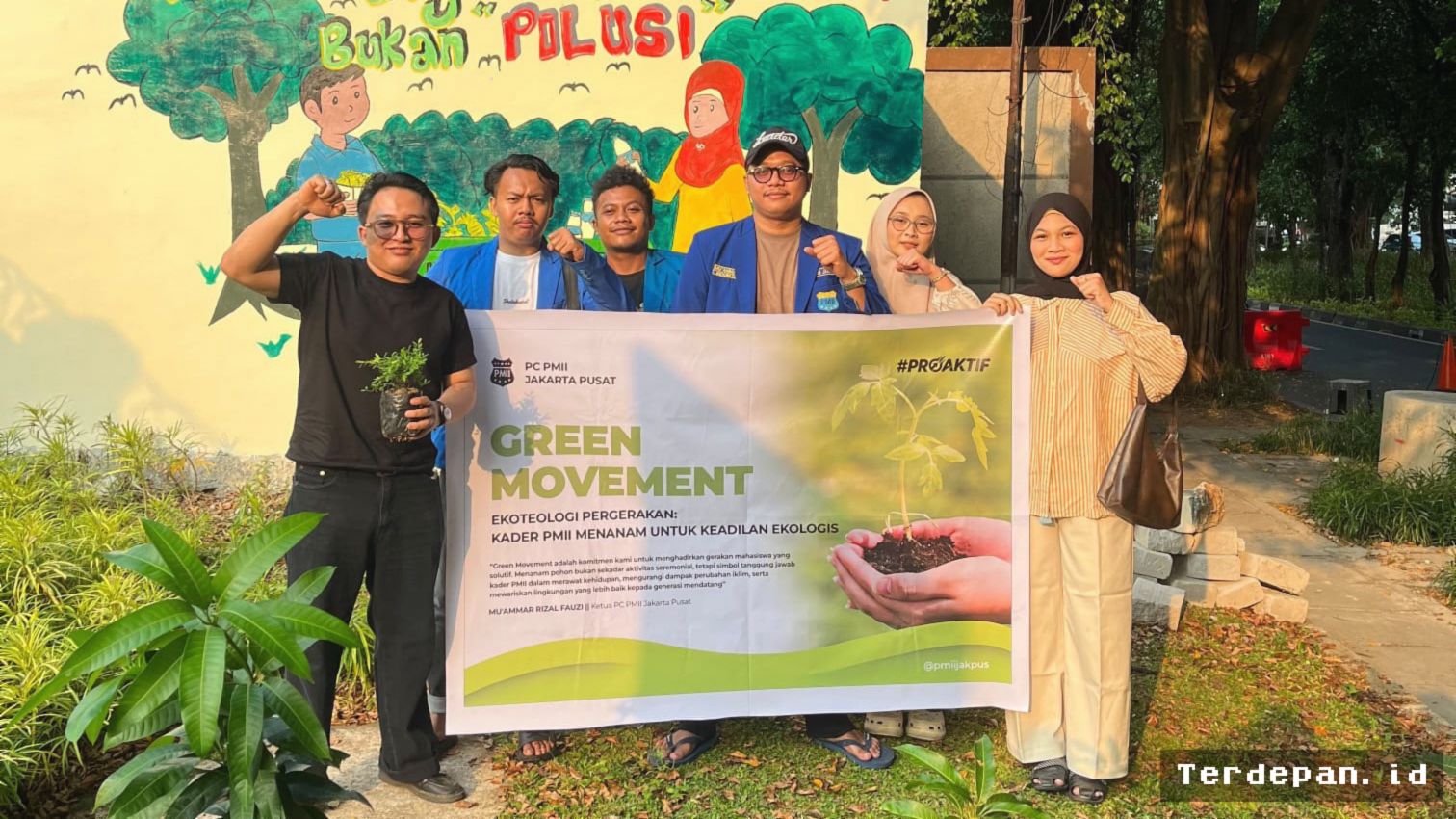 Jakarta Pusat — PC PMII Luncurkan Green Movement untuk Aksi Iklim
