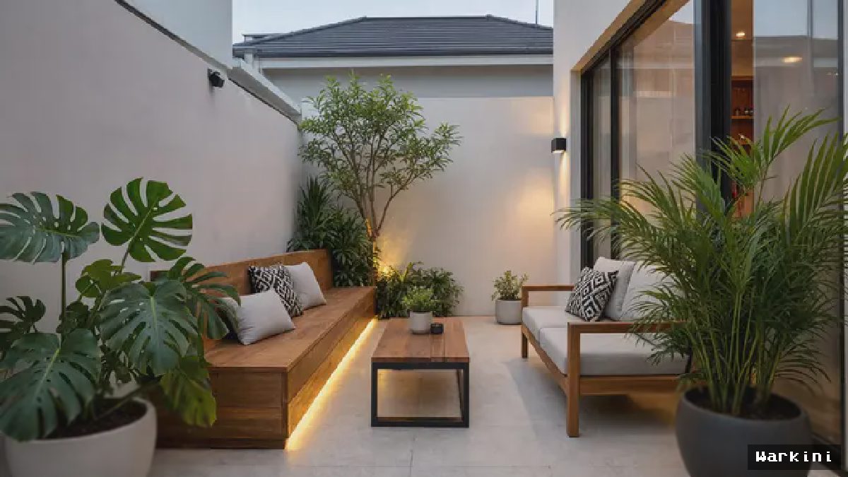 Desain Outdoor Lounge Kecil: Estetik dan Nyaman di Lahan Terbatas