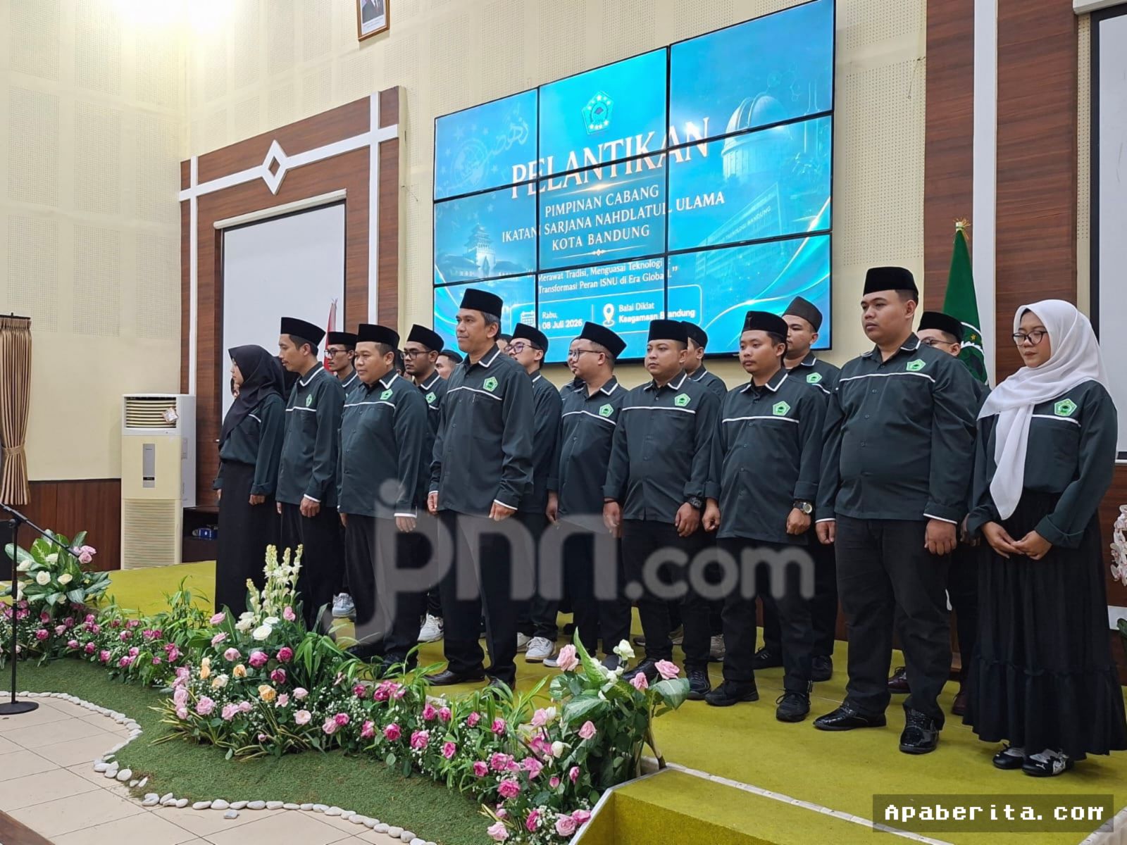 PC ISNU Kota Bandung Resmi Dilantik, Dery Jamaludin Minta Kader Jadi Motor Kemajuan Daerah