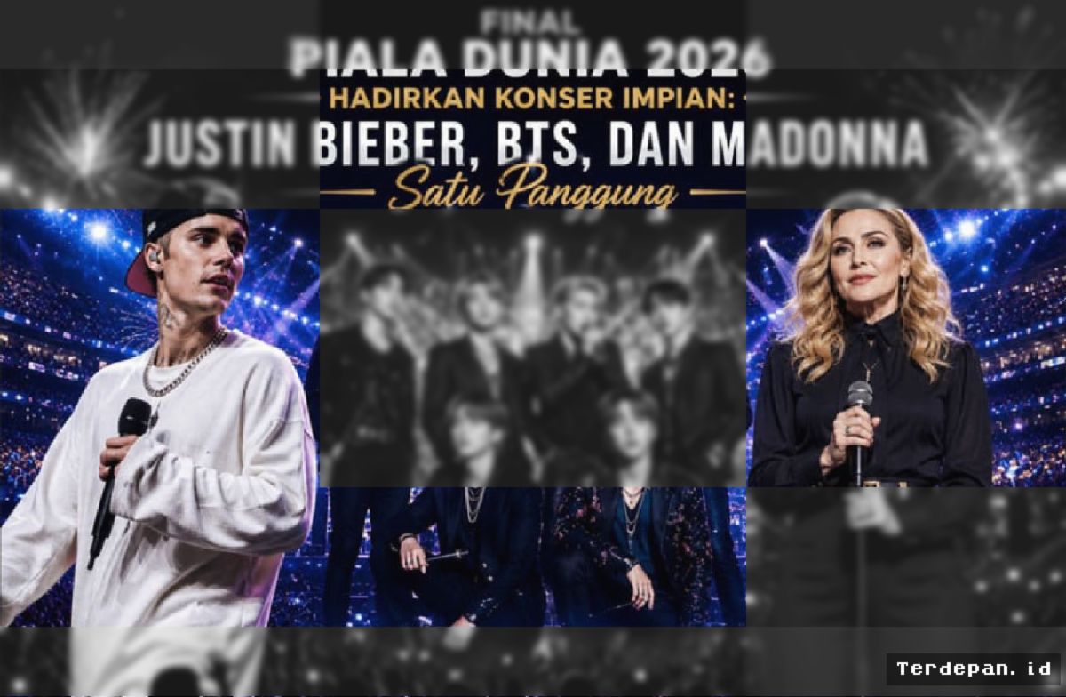 Piala Dunia 2026 Menggelar Konser Teknologi Imersif dengan Justin Bieber, BTS, dan Madonna