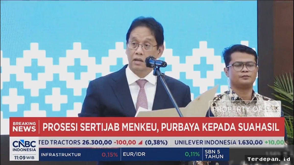 JAKARTA — Suahasil Resmi Gantikan Purbaya Sebagai Menteri Keuangan