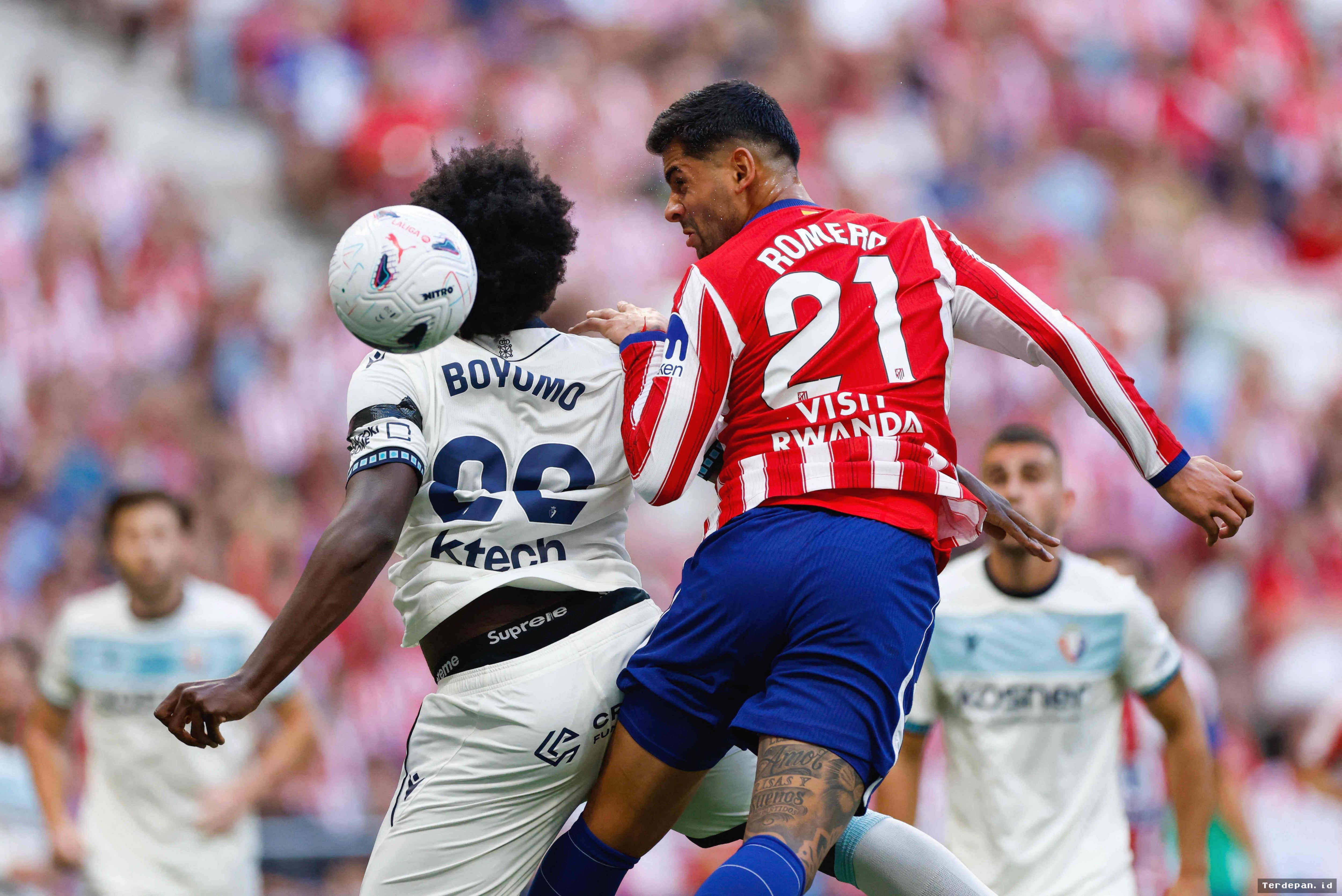 MADRID — Atletico Madrid Bantai Osasuna 4-0 Jelang Derby Kontra Real Madrid