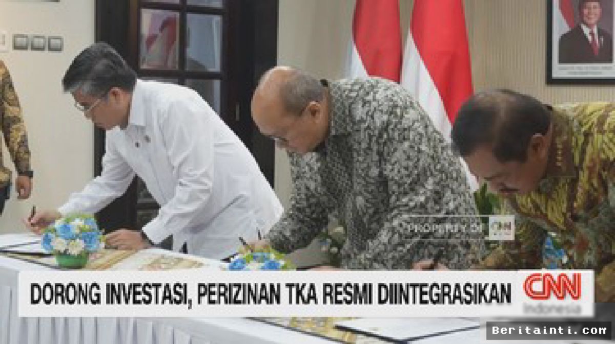 JAKARTA — Tiga Kementerian Resmi Integrasikan Sistem Izin Tenaga Kerja Asing