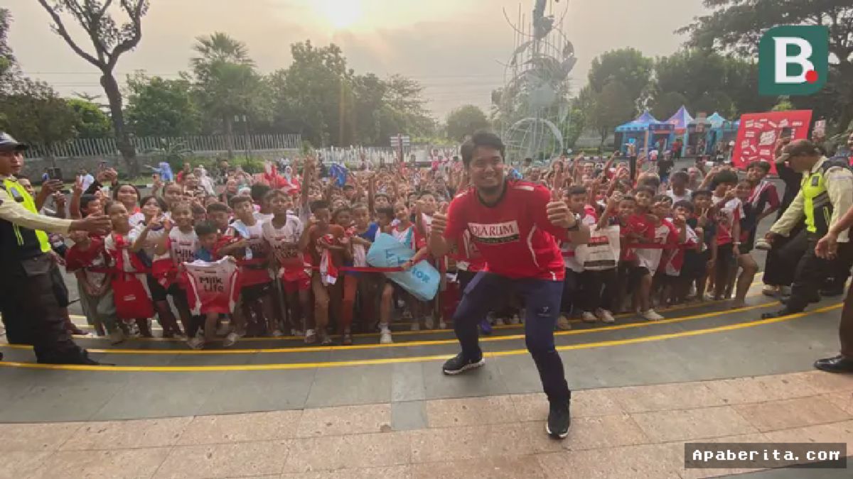 KUDUS — Tontowi Ahmad Bakar Semangat Ribuan Peserta Audisi PB Djarum