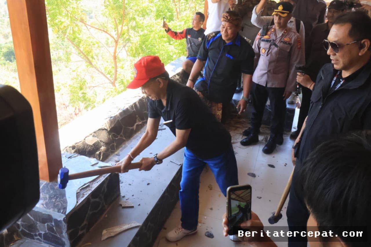 BULELENG — Gubernur Koster Bongkar Paksa Vila Ilegal Milik WNA