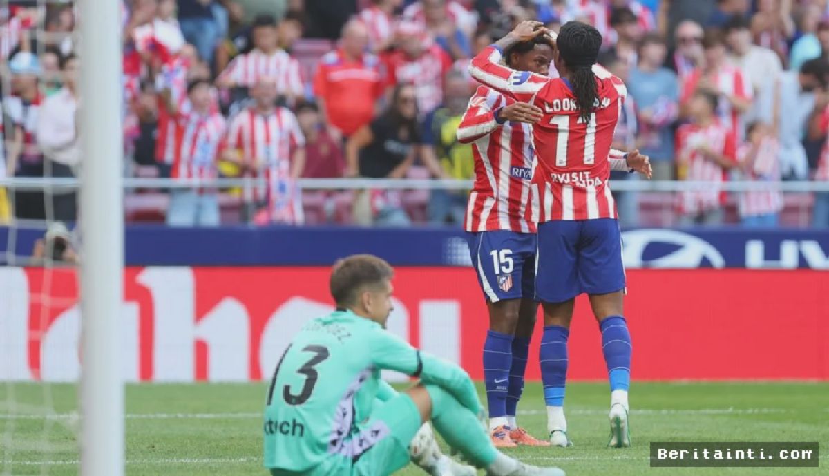 MADRID — Atlético Madrid Cukur Osasuna 4-0 di La Liga