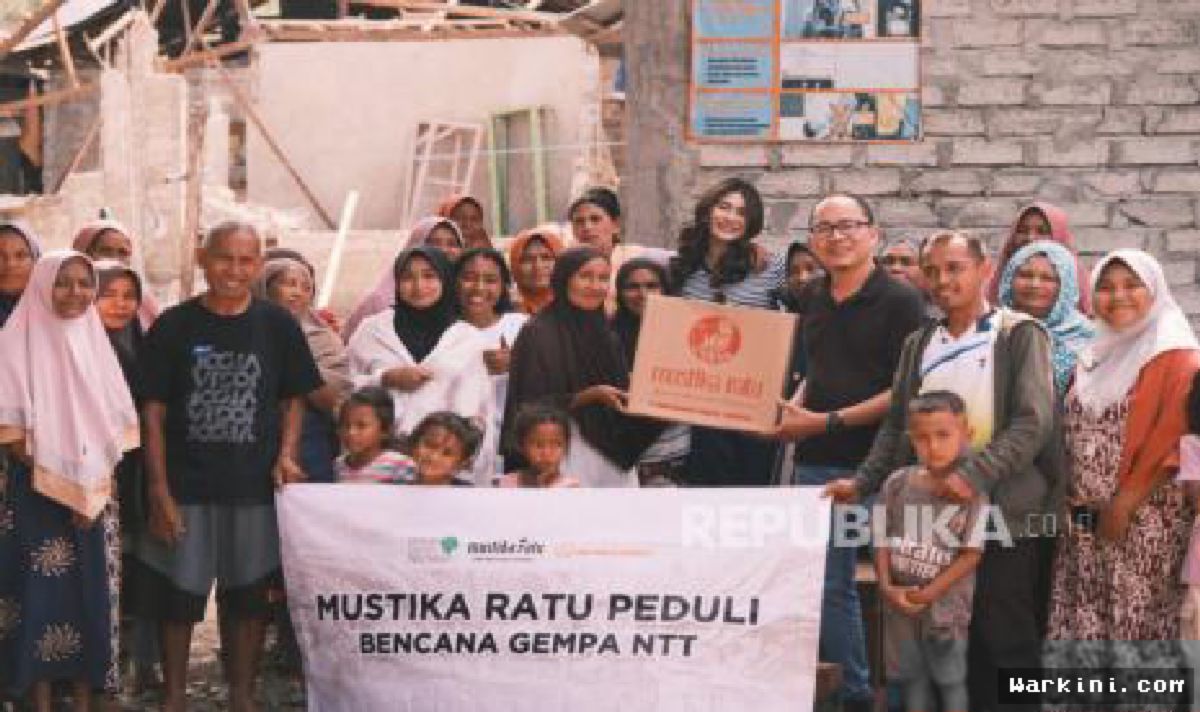 Mustika Ratu dan YPI Salurkan Bantuan untuk Penyintas Gempa Manggarai