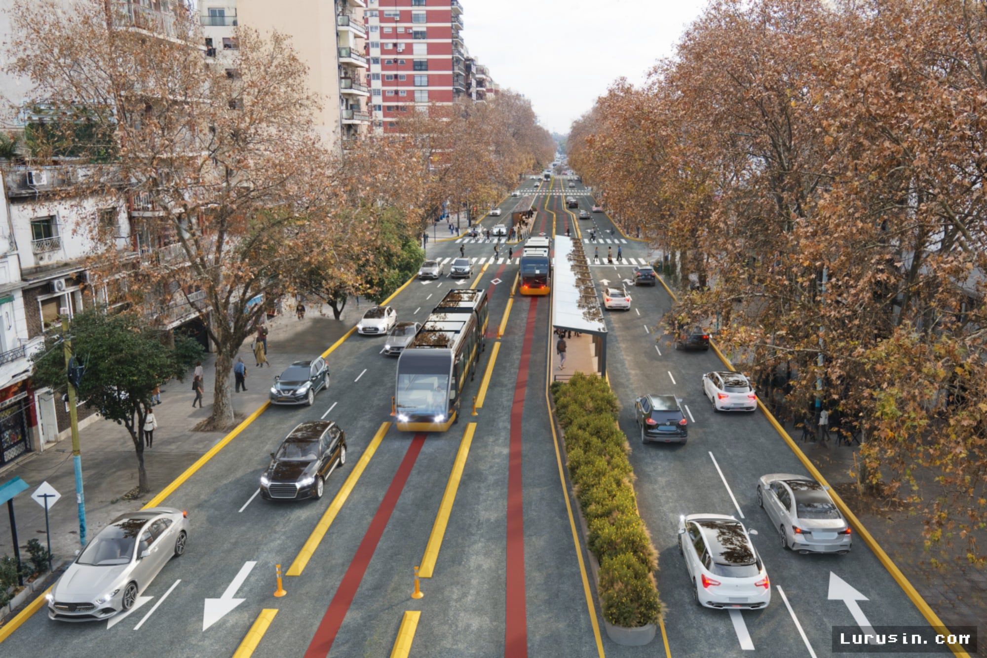 Buenos Aires — Kota Ubah Arus Lalu Lintas Demi TramBus T1