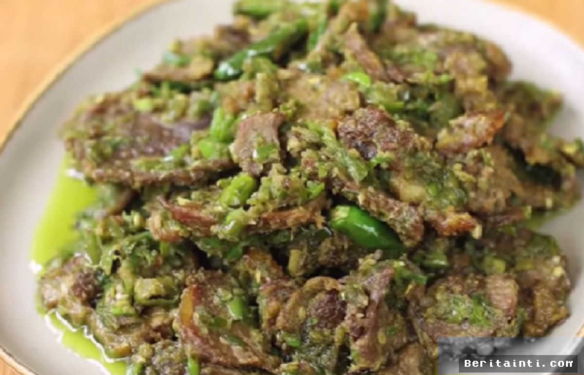 KULINER — Olahan Daging Cabai Hijau Jadi Pilihan Favorit Keluarga