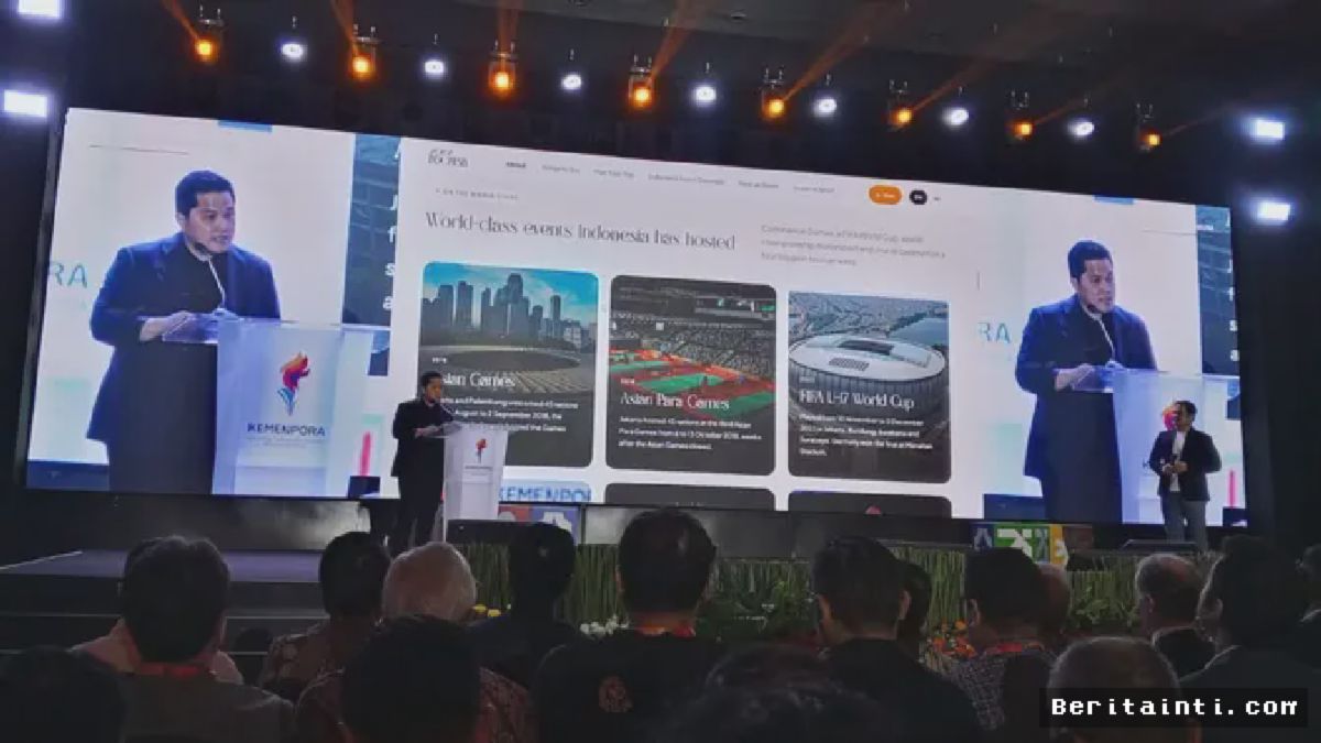 Jakarta — Erick Thohir Tegaskan Olahraga Harus Menjadi Motor Ekonomi Nasional