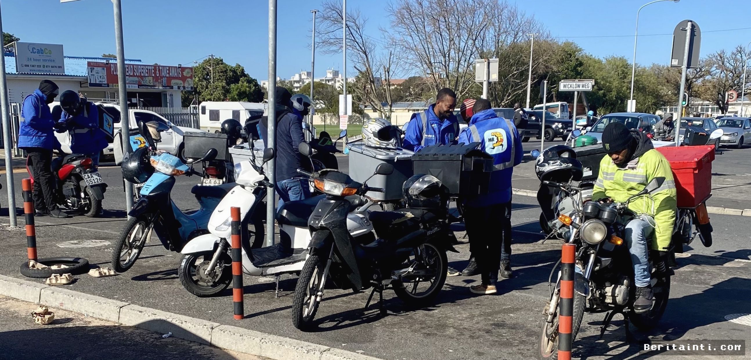 Cape Town Sediakan Fasilitas Layak Bagi Pengemudi Kurir Aplikasi