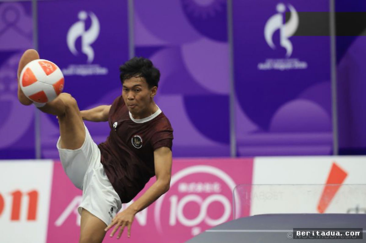 Yoga Ardika Catat Debut Gemilang di Cabor Teqball Asian Games 2026