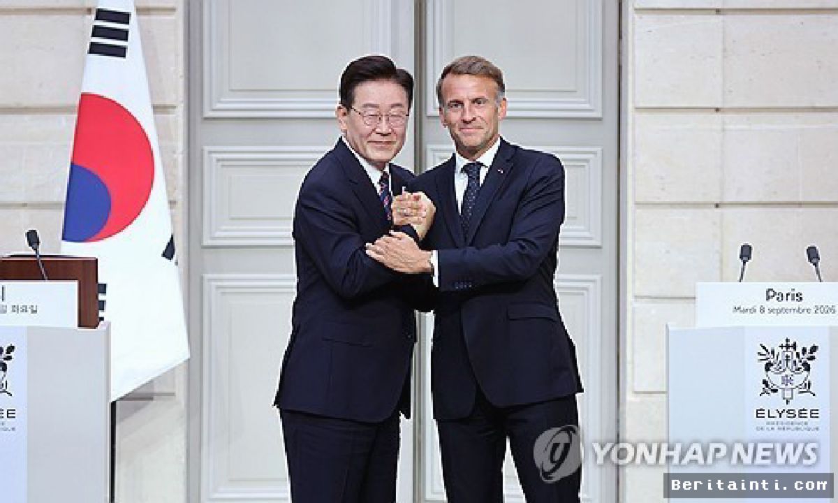 Korea Selatan dan Prancis Perkuat Kemitraan Strategis Bersejarah 140 Tahun