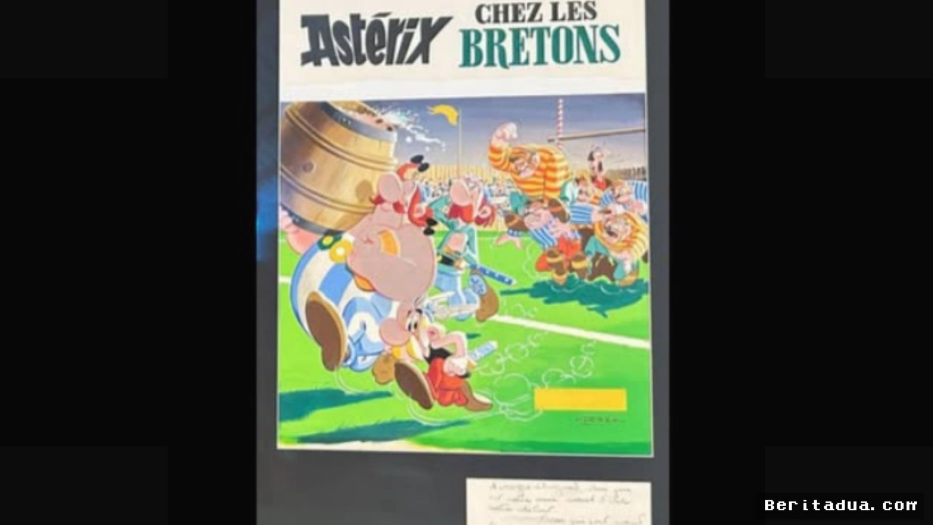 LIÈGE — Sampul Asli Komik Asterix Terjual Rp25 Miliar