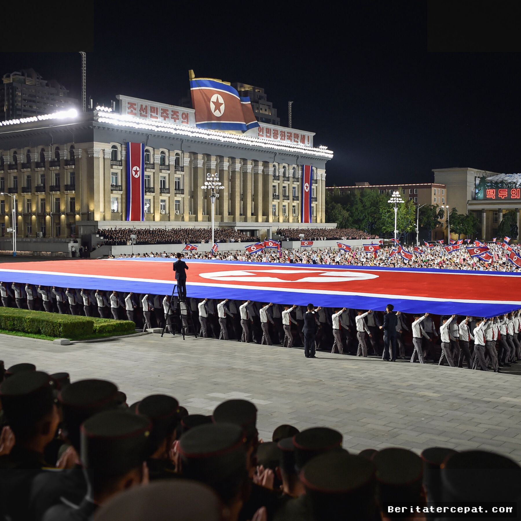 PYONGYANG — Korea Utara Rayakan Hari Jadi ke-78 Lewat Parade Militer