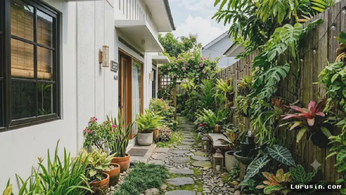 Tren Taman Samping Rumah Reduksi Suhu Mikro Kawasan Urban