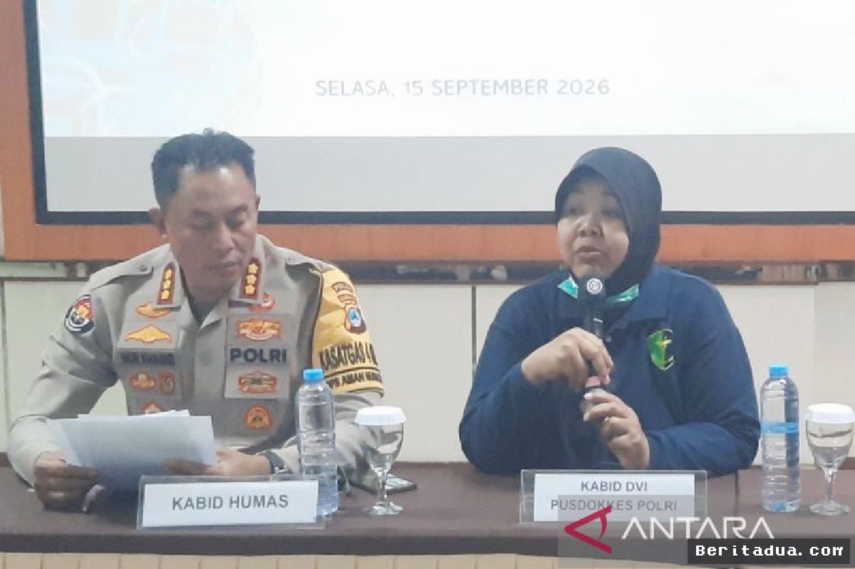 Pusdokkes Polri Desak Keluarga Korban Kapal Virgo Serahkan Data Antemortem