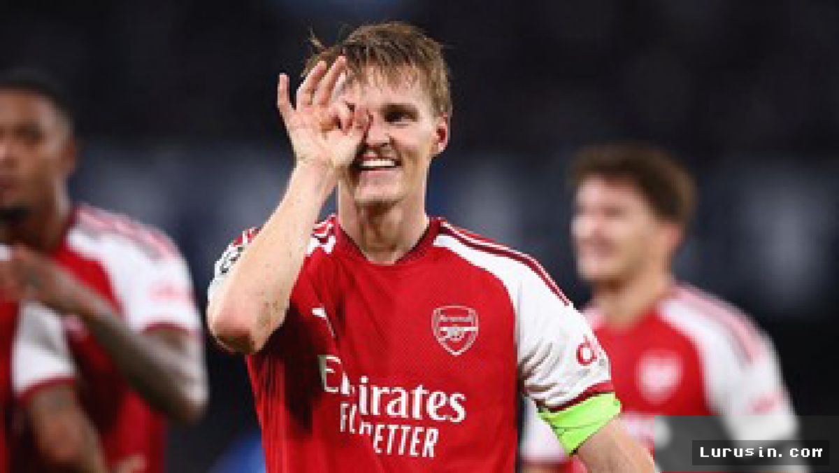 LONDON — Martin Odegaard Penentu Kemenangan Arsenal atas Napoli