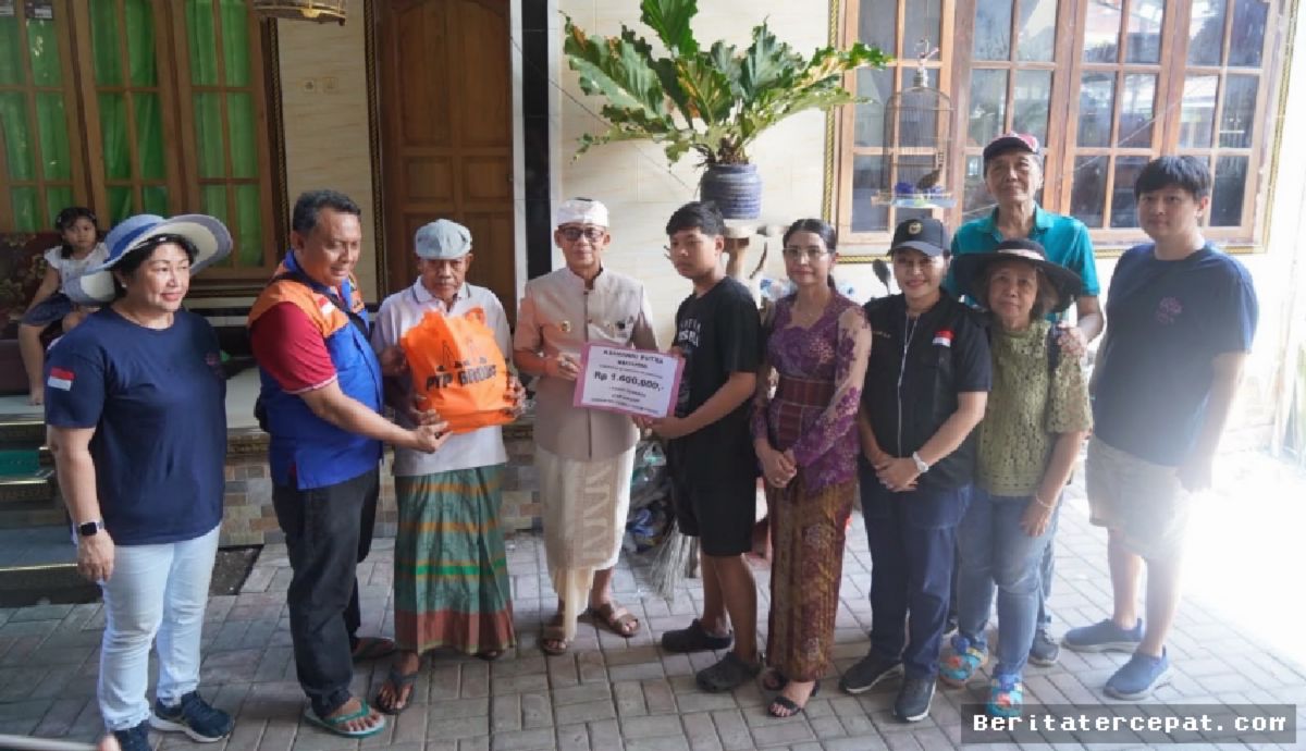 KLUNGKUNG — Bupati Satria Gandeng PYP Group Bantu Pendidikan Yatim Piatu